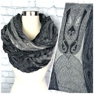 |•PRETTY INFINITY SPARKLE SCARF/WRAP•| Black Grey Tan Brown 22x75